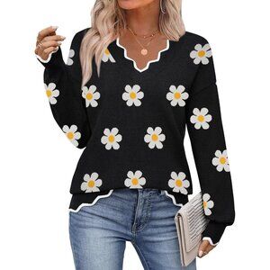 Elevate Your Wardrobe with Women's Casual V Neck Sweater - Perfect for Fall 2025